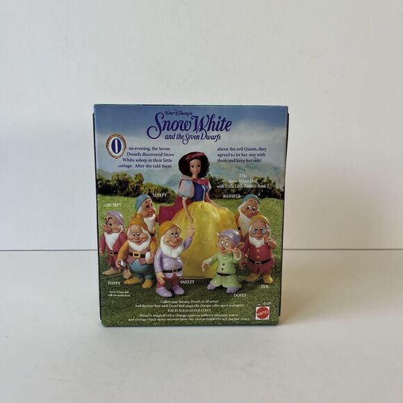 1992 Mattel Disney Snow White and the 7 Dwarfs Sneezy Doll Magic Color Change - Picture 5 of 5